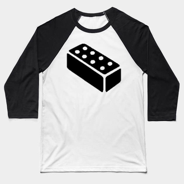 The Last Of Us Bricks Symbol Baseball T-Shirt by senaeksi